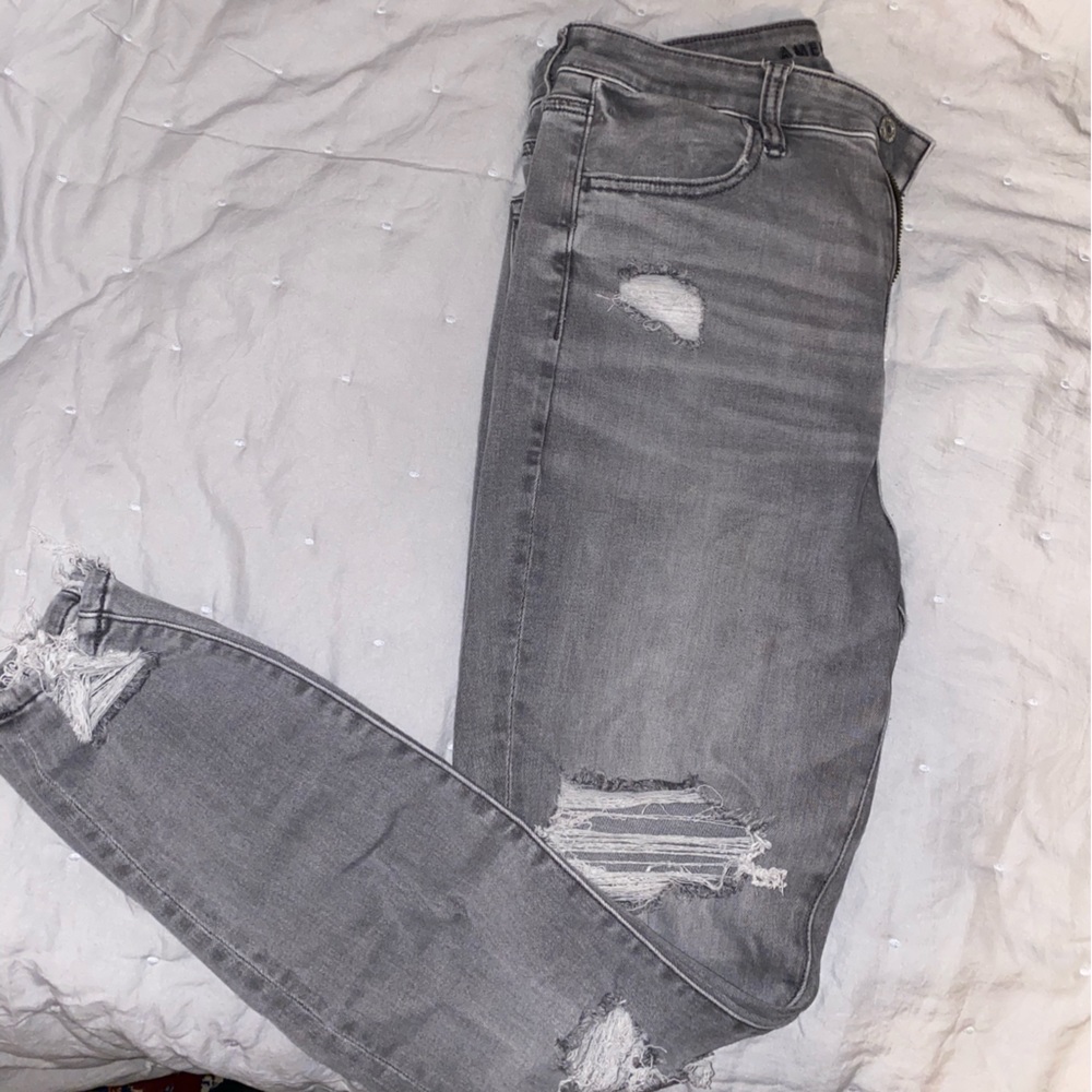 Gray American Eagle Jeans